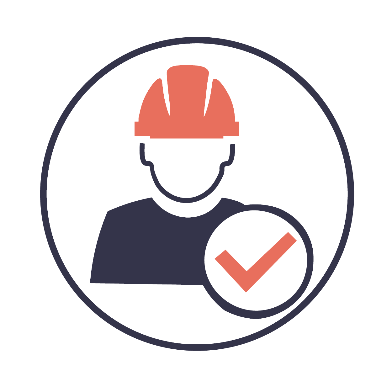 An icon of a worker